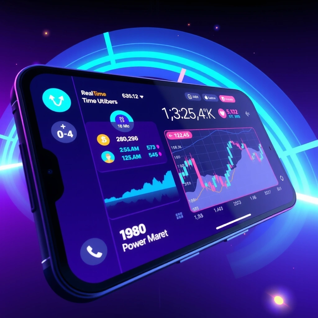 Game interface with trading charts